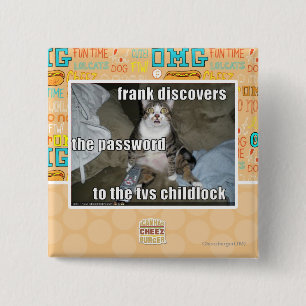 TV Childlock 2 Inch Square Button
