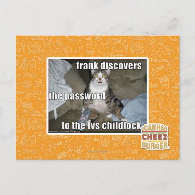 TV Childlock Postcard (Front)