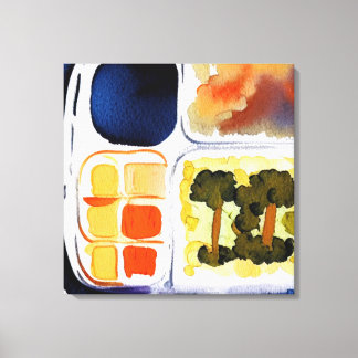 TV Dinner Canvas Print