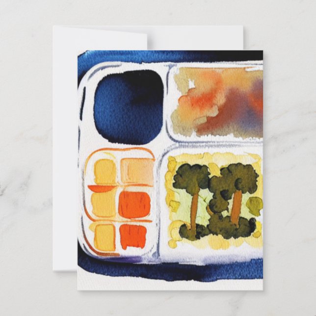 TV Dinner Card (Front)