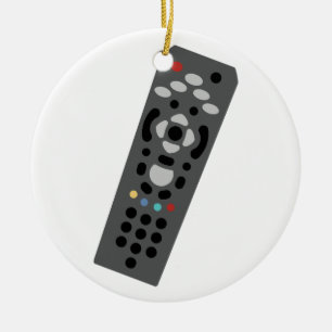 TV Remote Ceramic Ornament