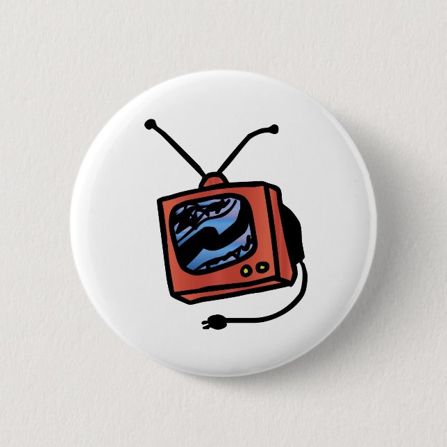 Tv Set 2 Inch Round Button (Front)