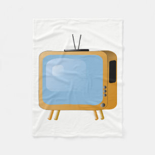 TV Set Fleece Blanket