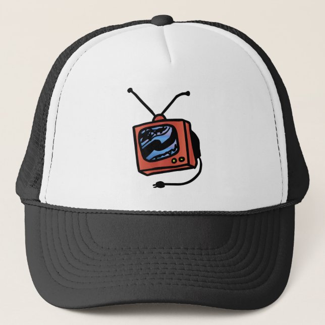 Tv Set Trucker Hat (Front)