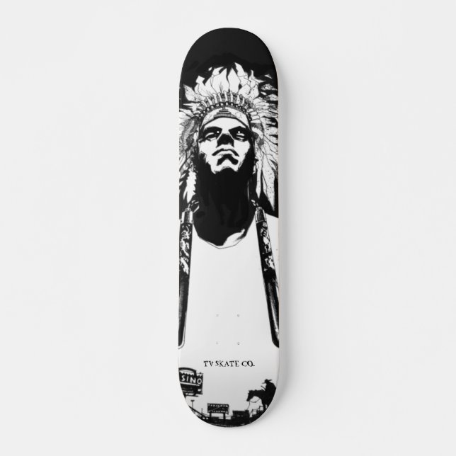 TV SKATE CO. SKATEBOARD (Front)