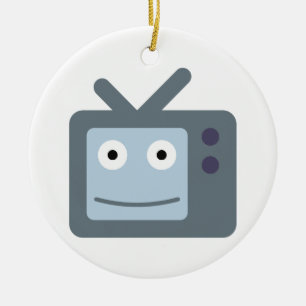 TV television set Ceramic Ornament