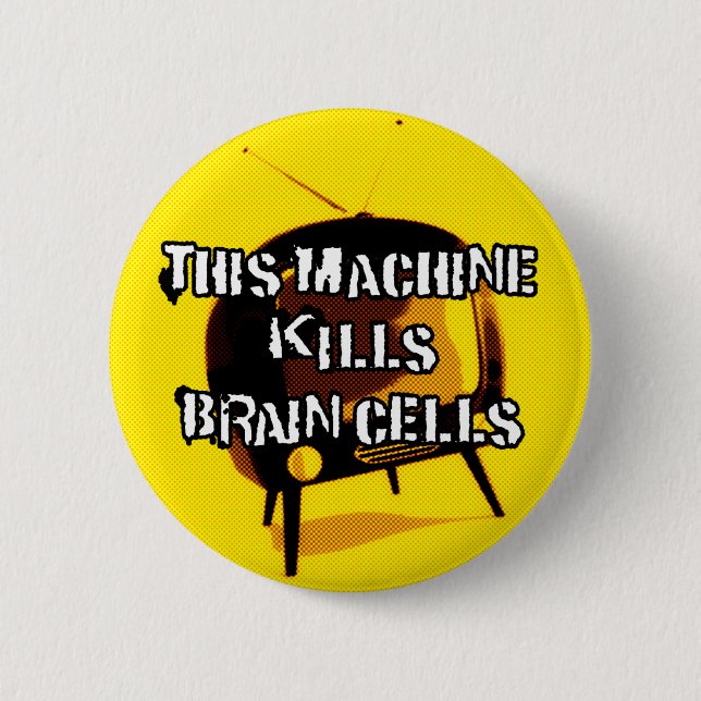 TV: The Noisy Killer 2 Inch Round Button (Front)