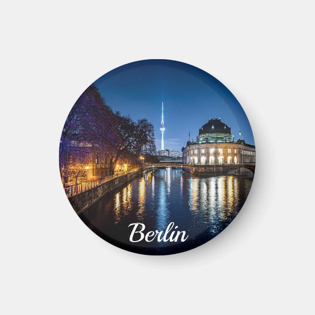 TV tower and museum island in Berlin, Germany Magnet (Front)