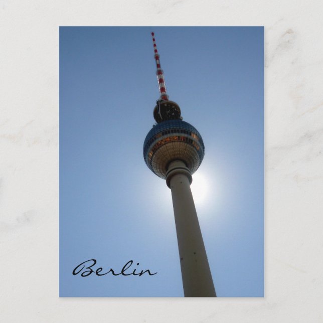 tv tower berlin postcard (Front)