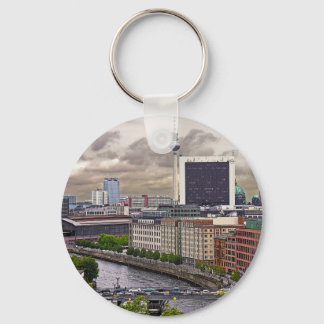 Tv Tower (Fernsehturm), Berlin, Panoramic(tv11pst) Keychain