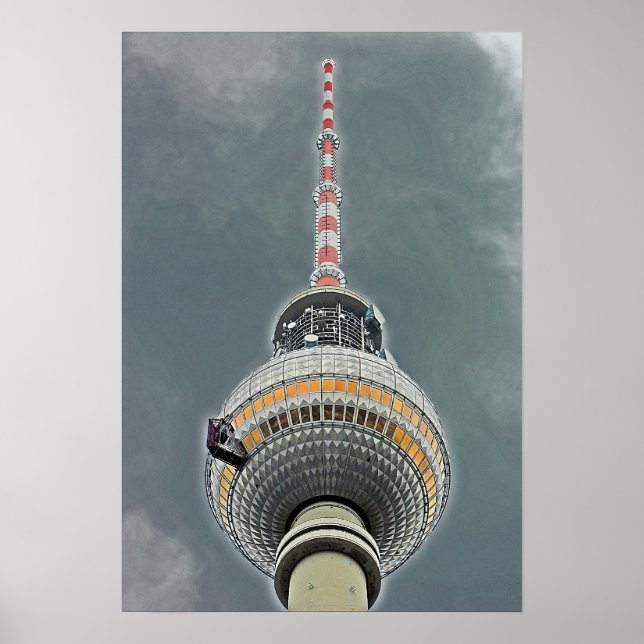 Tv Tower (Fernsehturm), Berlin (tv2) Poster (Front)