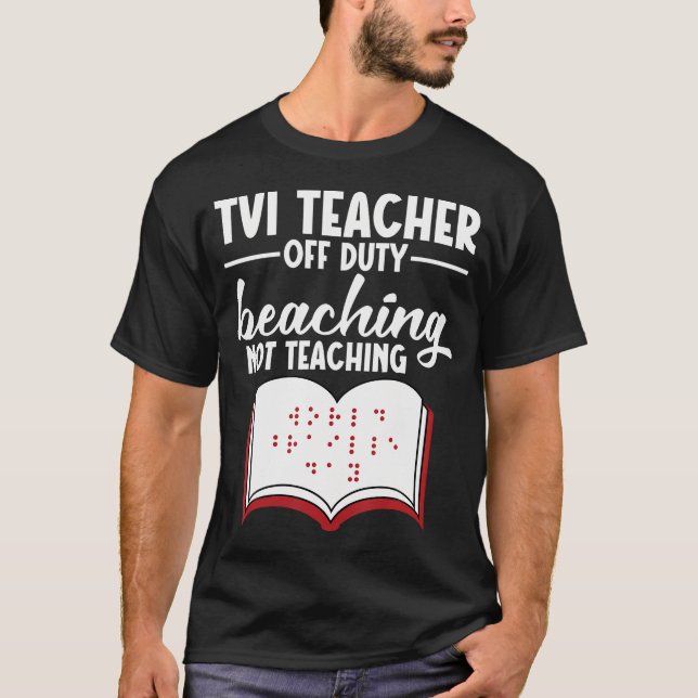Tvi Teacher Appreciation My Heart Visually Impaire T-Shirt (Front)