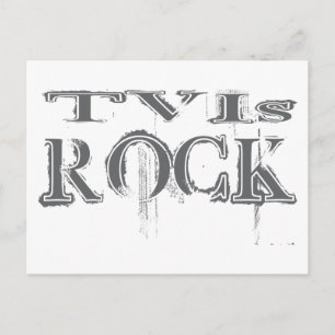TVIs Rock Postcard
