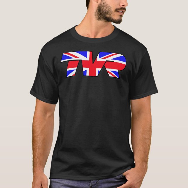 TVR Logo Union Jack Classic T-Shirt (Devant)