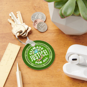 TVUUC Climate Justice! For All Keychain