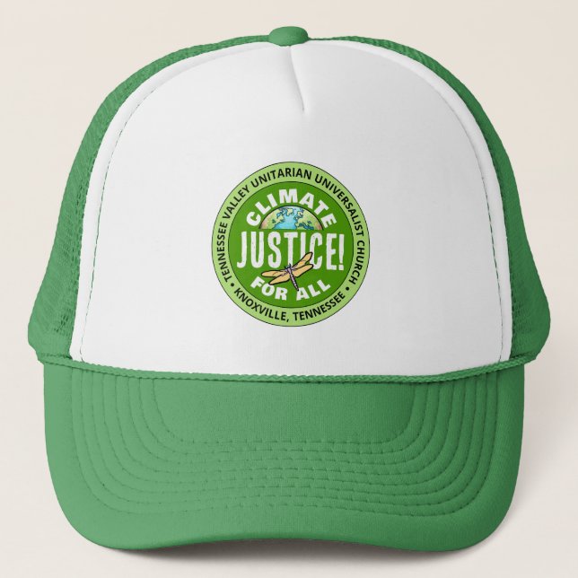TVUUC Climate Justice! For All Trucker Hat (Front)