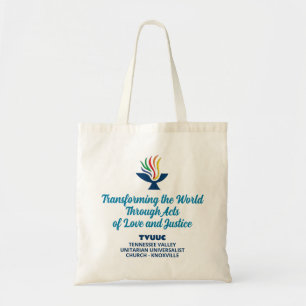 TVUUC Mission: Transforming the World Tote Bag