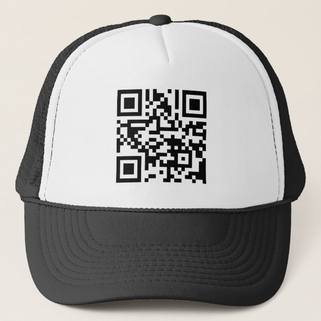 TVUUC QR Code to Website Trucker Hat (Front)