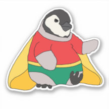 Twaddles the Superhero Sticker