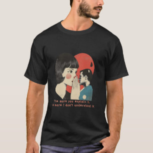 Twain's Quote Wit Over-Explained & Understood Less T-Shirt
