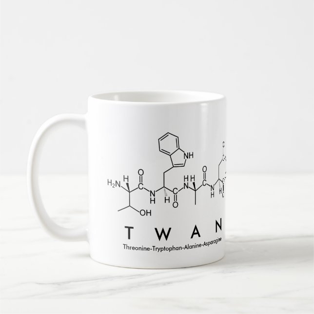 Twan peptide name mug (Left)