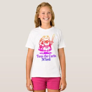 Twas The Carbs M’Lord Funny Medieval Frog Meme T-Shirt
