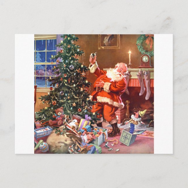 'Twas The Night Before Christmas Holiday Postcard (Front)