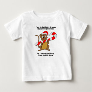 Twas the Night Before Christmas Mouse Baby T-Shirt