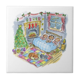 Twas the Night before Christmas Tile
