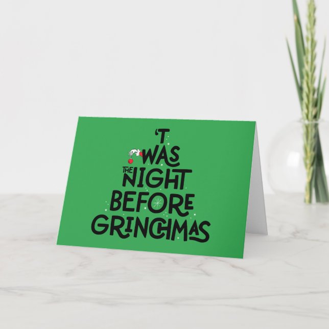 'Twas the Night Before Grinchmas Card (Front)