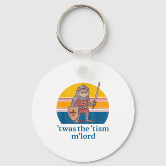 Twas The Tism M Lord Frog Knight - Autism Awarenes Keychain
