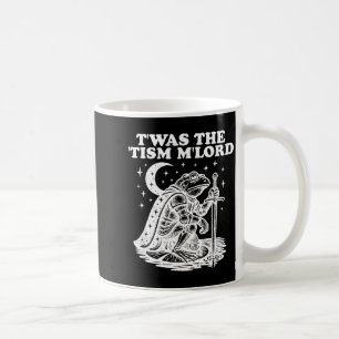 T'was The tism M'lord Frog Funny Autism Superwer  Coffee Mug