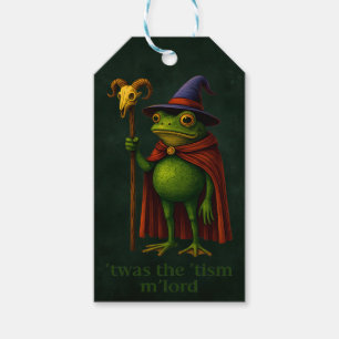 T'was The 'Tism M'Lord Frog Meme Autism Awareness Gift Tags