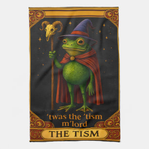 T'was The 'Tism M'Lord Frog Meme Autism Awareness Kitchen Towel
