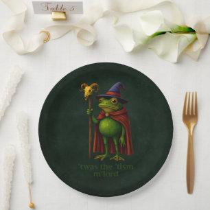 T'was The 'Tism M'Lord Frog Meme Autism Awareness Paper Plate