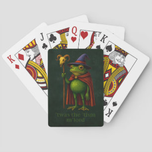 T'was The 'Tism M'Lord Frog Meme Autism Awareness Playing Cards