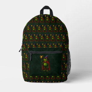 T'was The 'Tism M'Lord Frog Meme Autism Awareness Printed Backpack