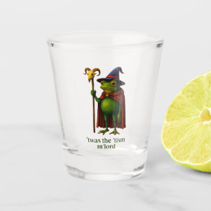 T'was The 'Tism M'Lord Frog Meme Autism Awareness Shot Glass