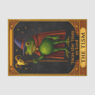 T'was The 'Tism M'Lord Frog Meme Autism Awareness Tissue Paper