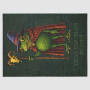 T'was The 'Tism M'Lord Frog Meme Autism Awareness Tissue Paper