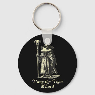 Twas The Tism Mlord Funny Frog Wizard Meme Autism  Keychain