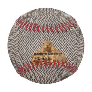 Tweed Baseball Squirrel Logo -  HAMbyWhiteGlove
