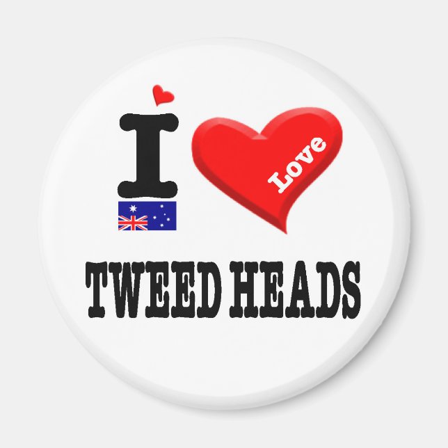 TWEED HEADS - I Love Magnet (Front)