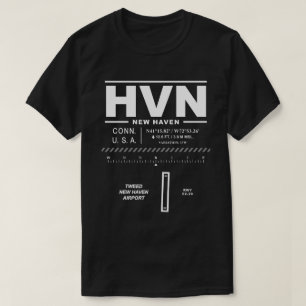 Tweed New Haven Airport HVN T-Shirt