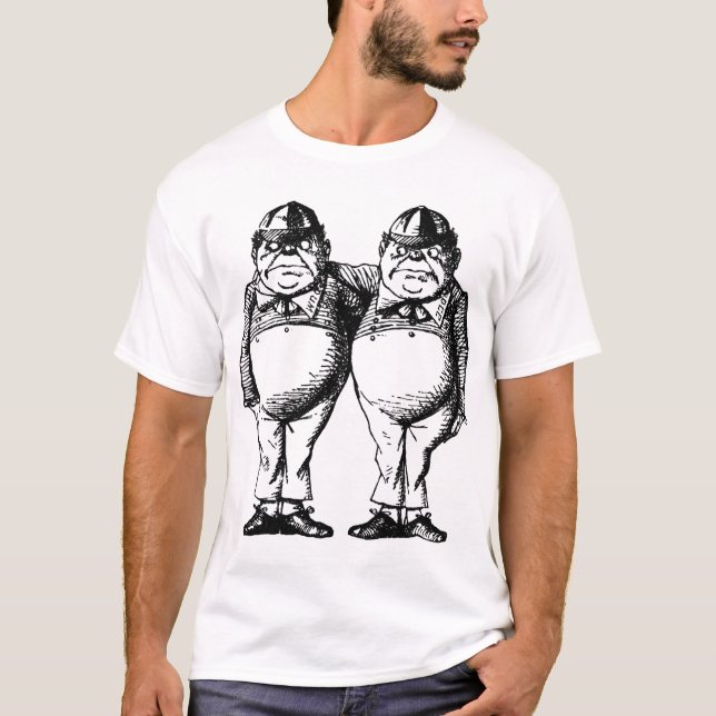 Tweedle Dee and Tweedle Dum T-Shirt (Front)