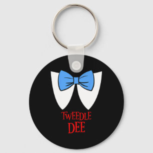 Tweedle Dee Costume Halloween Fairytale Character  Keychain