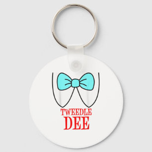 Tweedle Dee Costume Matching Halloween Fairytale C Keychain
