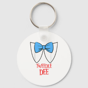 Tweedle Dee Costume Matching Halloween Fairytale C Keychain