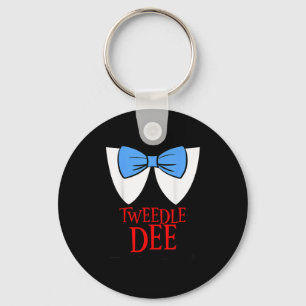 Tweedle Dee I'm With Dum - Lazy Couple Halloween C Keychain