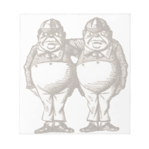 Tweedle Dee & Tweedle Dum Notepad